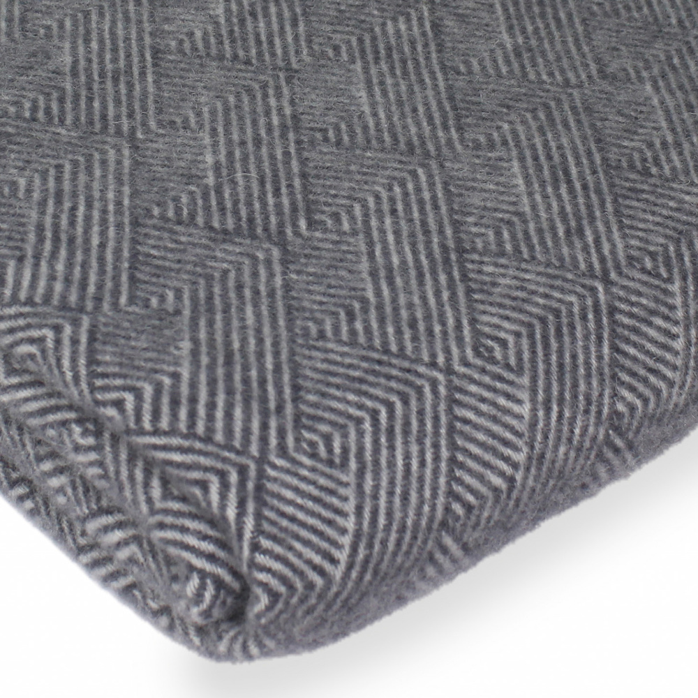 Tweedmill plaid en laine - Orion Bleu - Image 3