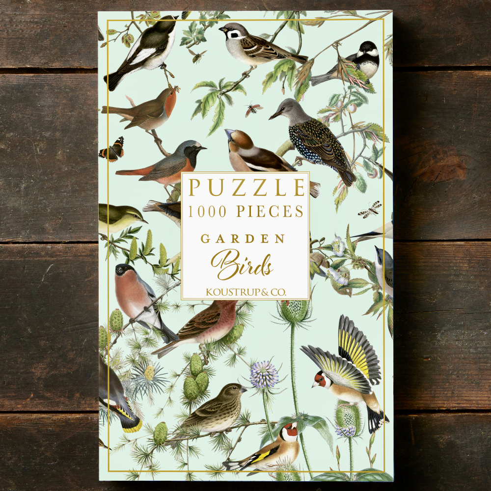 Koustrup puzzle - Birds of the garden - Image 2