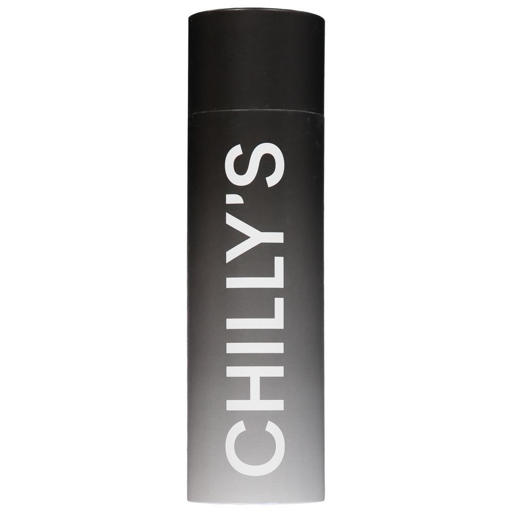 Chilly's thermo drinkfles - Zwart/wit - Afbeelding 2