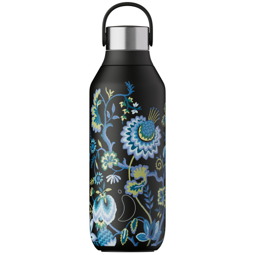 Chilly's Trinkflasche - Blaue Blumen
