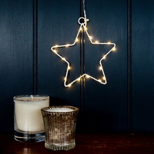 Rex London stjärna med LED - 14 cm