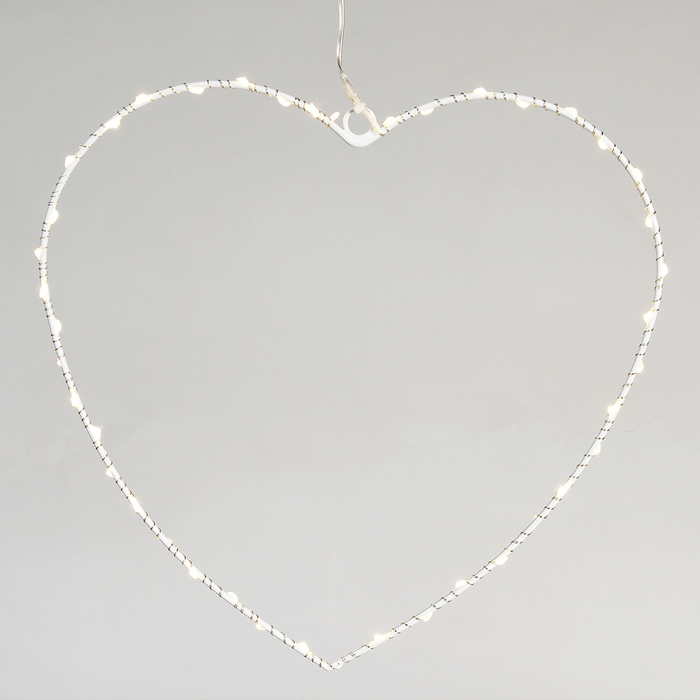 Cœur Rex London avec LED - 30 cm - Image 2