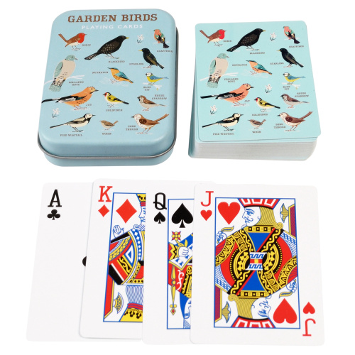 Rex London Jeu de cartes - Oiseaux du jardin