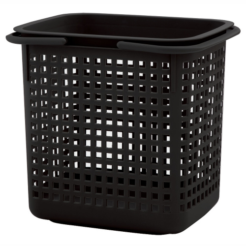 Cestino mand - zwart, groot