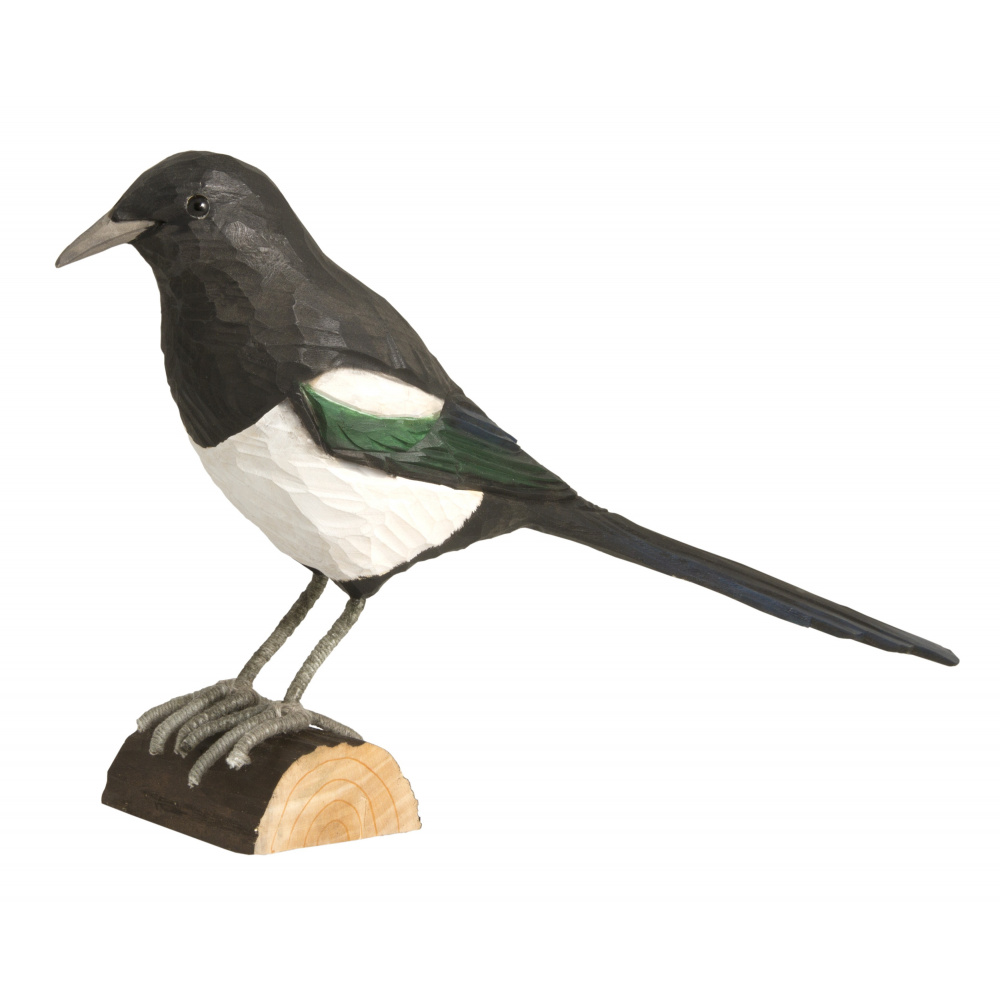 Oiseau en bois Wildlife Garden - pie bavarde