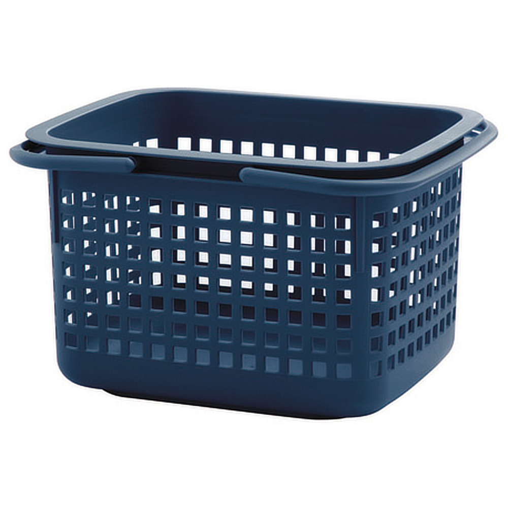 Cestino mand - donkerblauw, medium