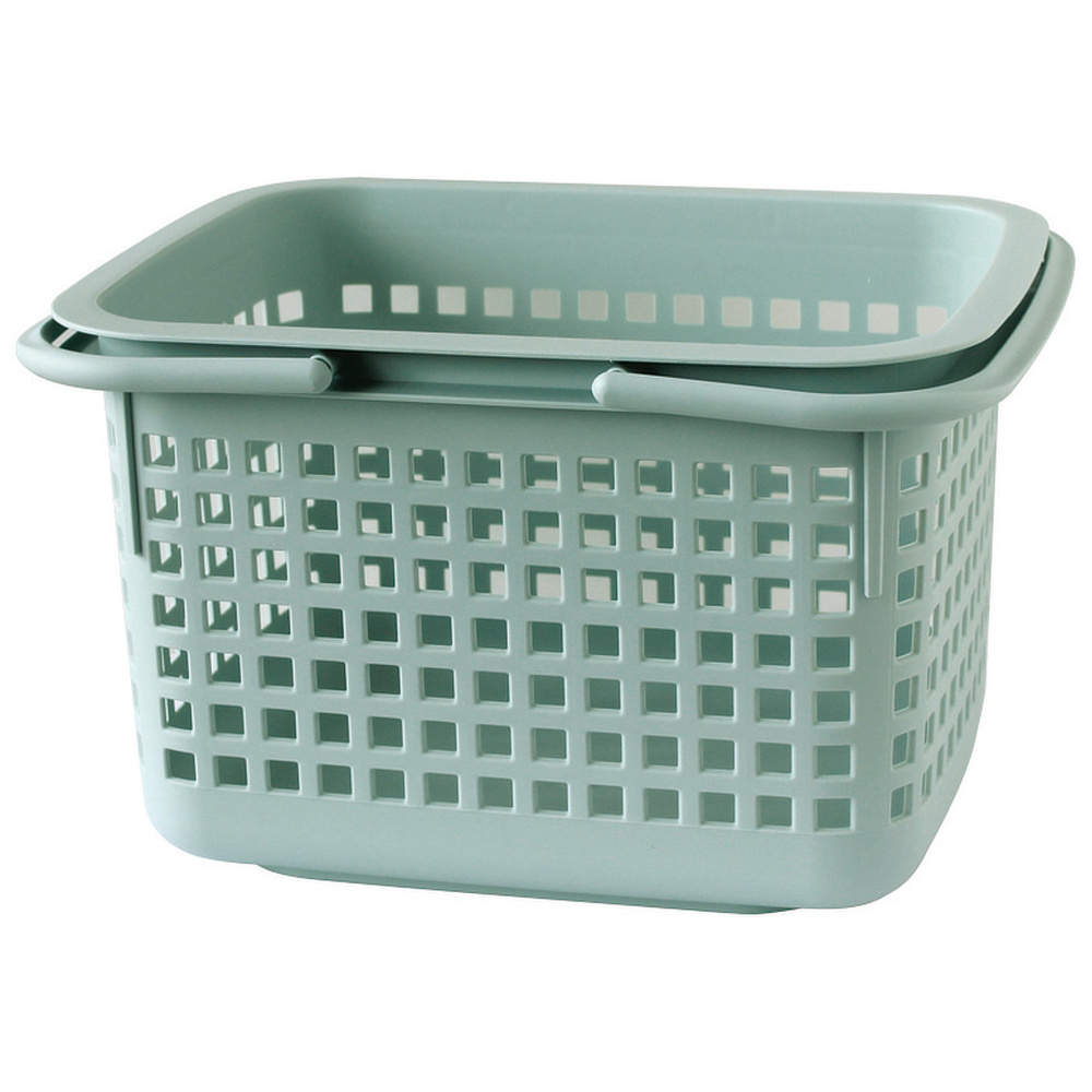 Panier Cestino - bleu menthe, moyen