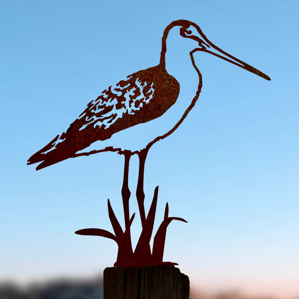 Metalbird bird in corten steel - copper snapper - Image 2