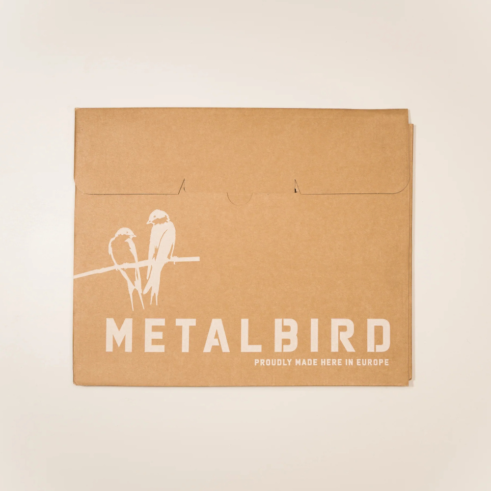 Metalbird oiseau en acier Corten - étourneau - Image 5