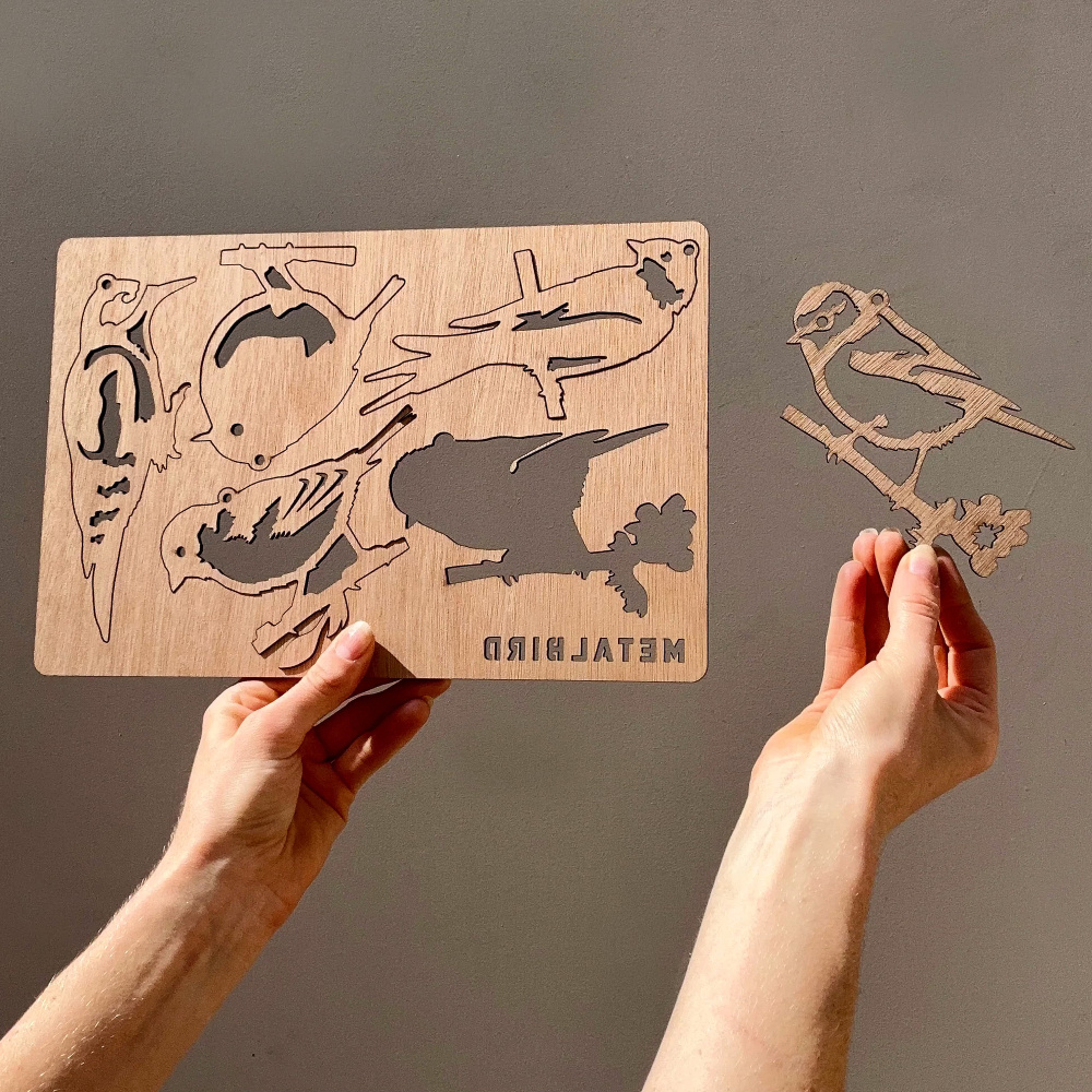 Metalbird fugle til ophæng - Billede 4