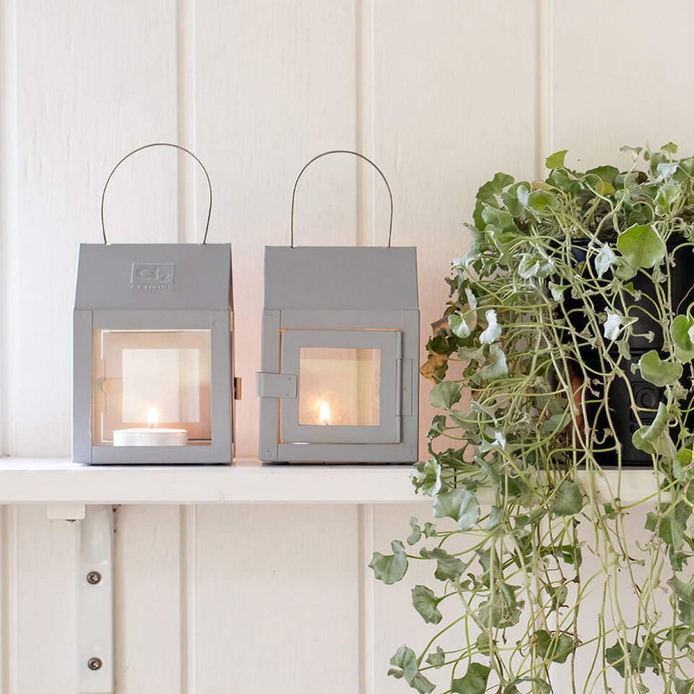 A2 Living lantern for tealight - gray - Image 3