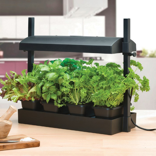 Garland odlingssystem med LED - svart