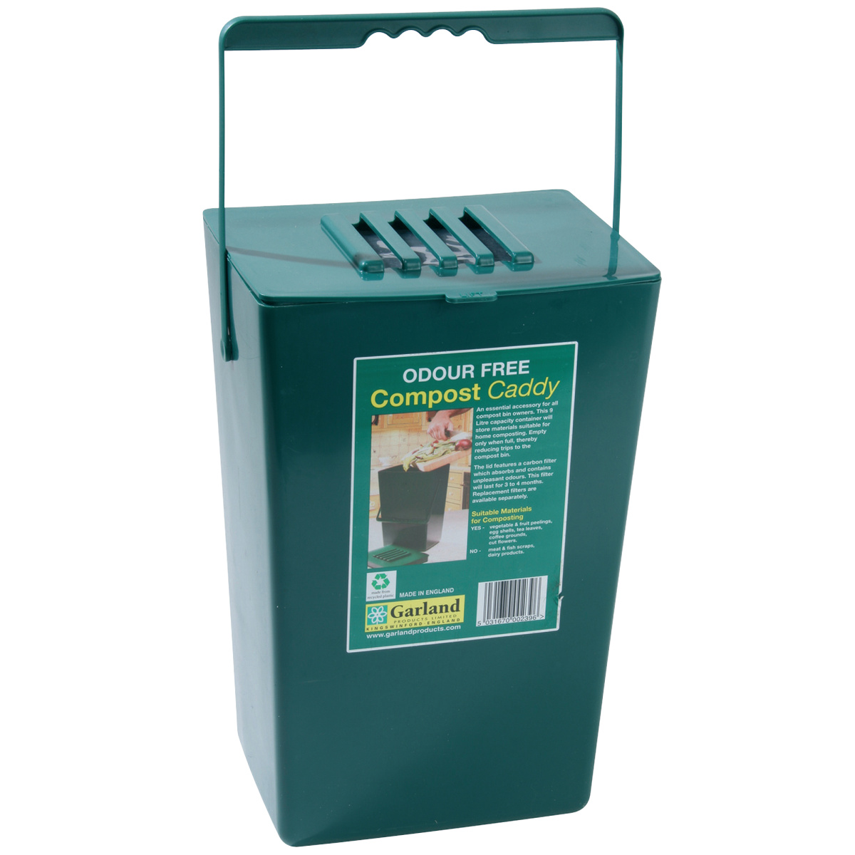 Garland Komposteimer mit Aktivkohlefilter - 9 L