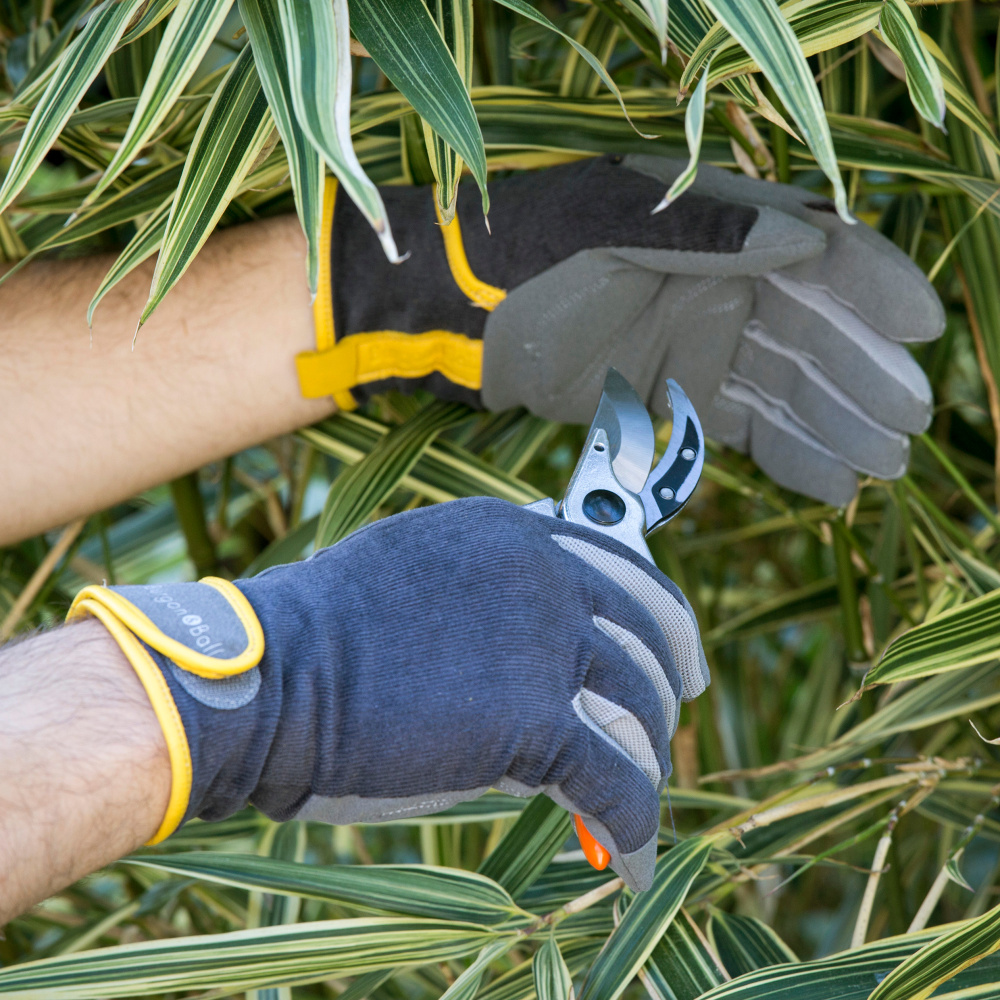 Burgon & Ball gardening gloves, men - graphite - Image 2