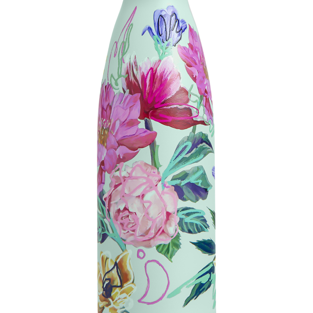 Chilly's insulated water bottle - Floral Art - Image 3
