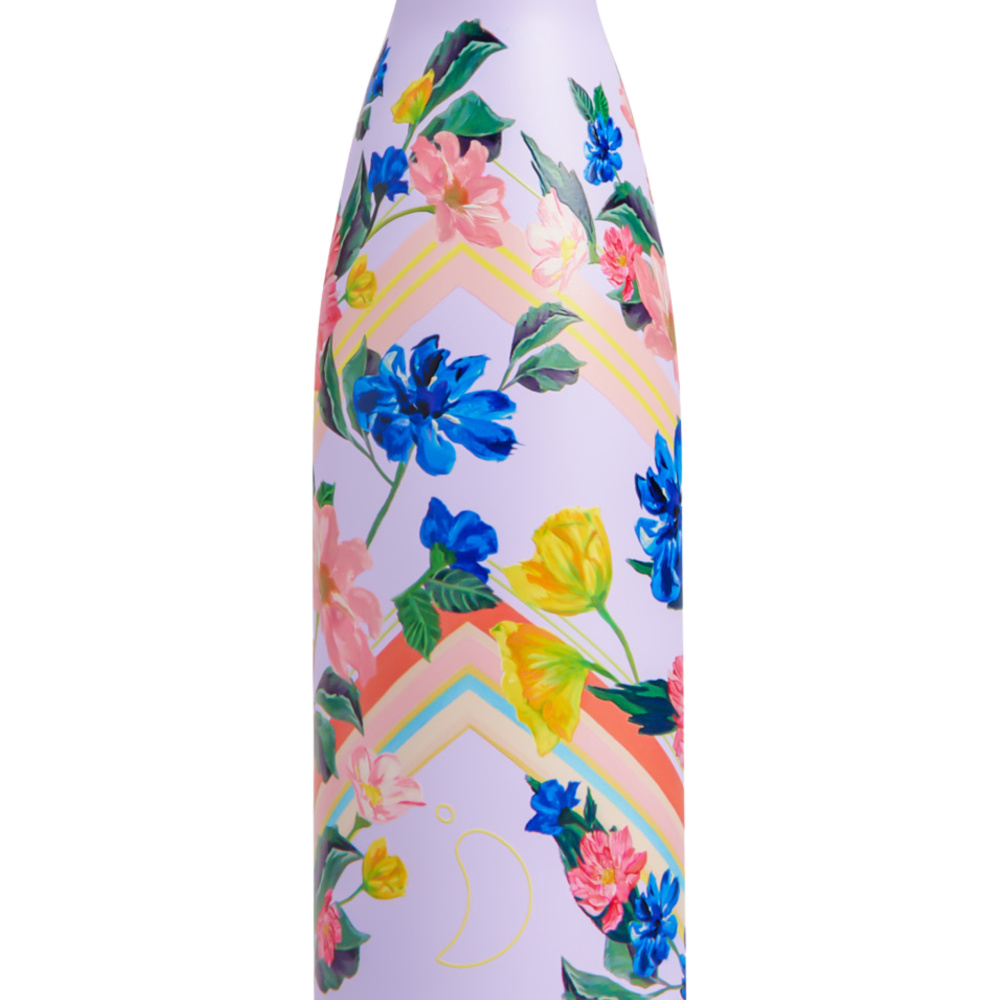 Chilly's insulated water bottle - Floral graphic - Image 3