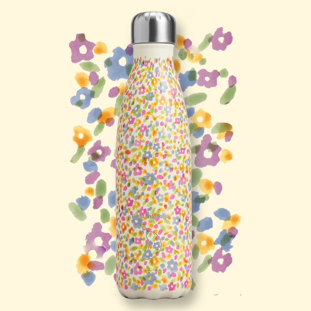 Chilly's insulated drinking bottle - Small flowers - Image 2