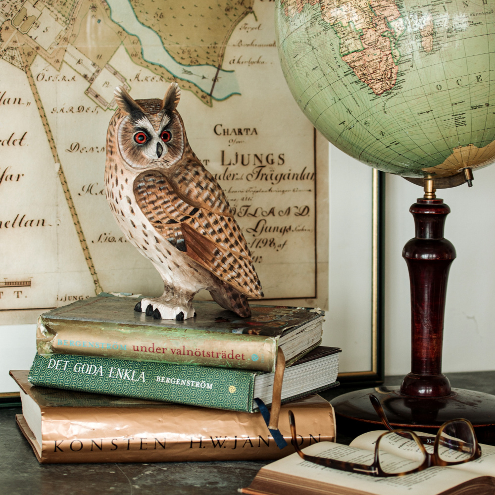 Oiseau en bois Wildlife Garden - hibou moyen-duc - Image 4