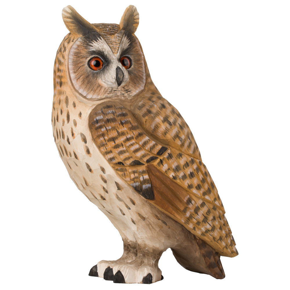 Oiseau en bois Wildlife Garden - hibou moyen-duc - Image 2