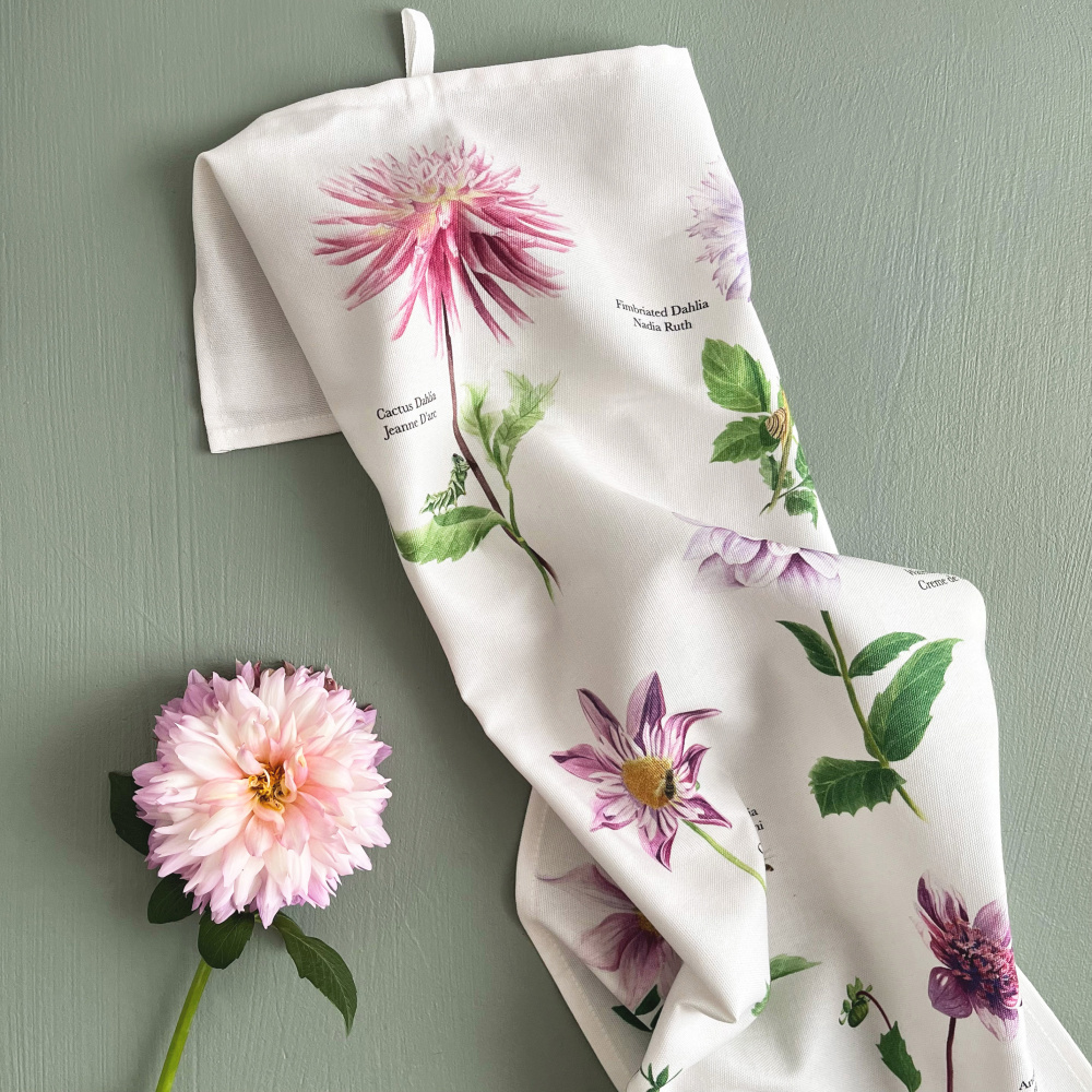 Koustrup & Co. øko viskestykke - dahlia - Billede 2