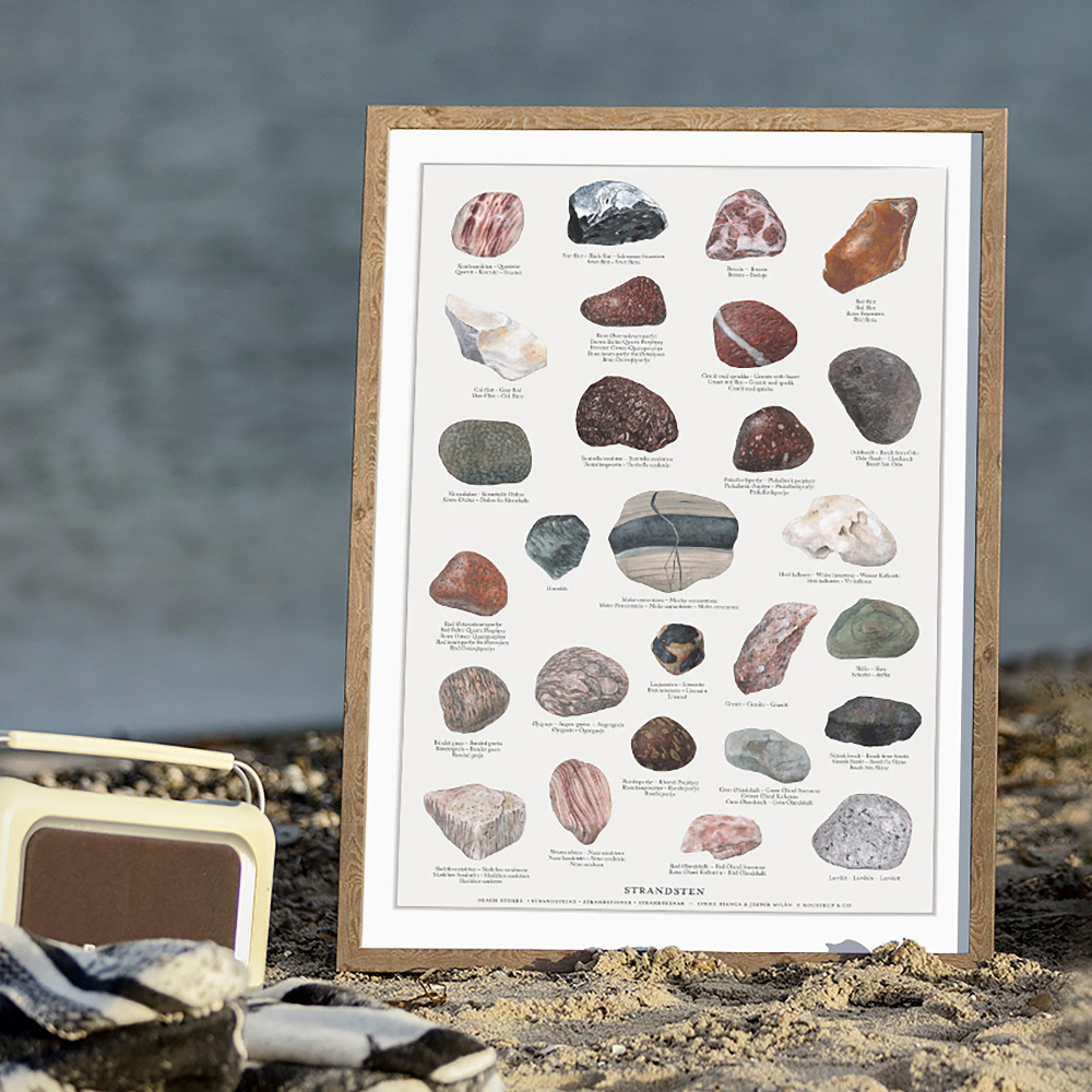 Koustrup Poster - Beach Stones, A2 - Image 2