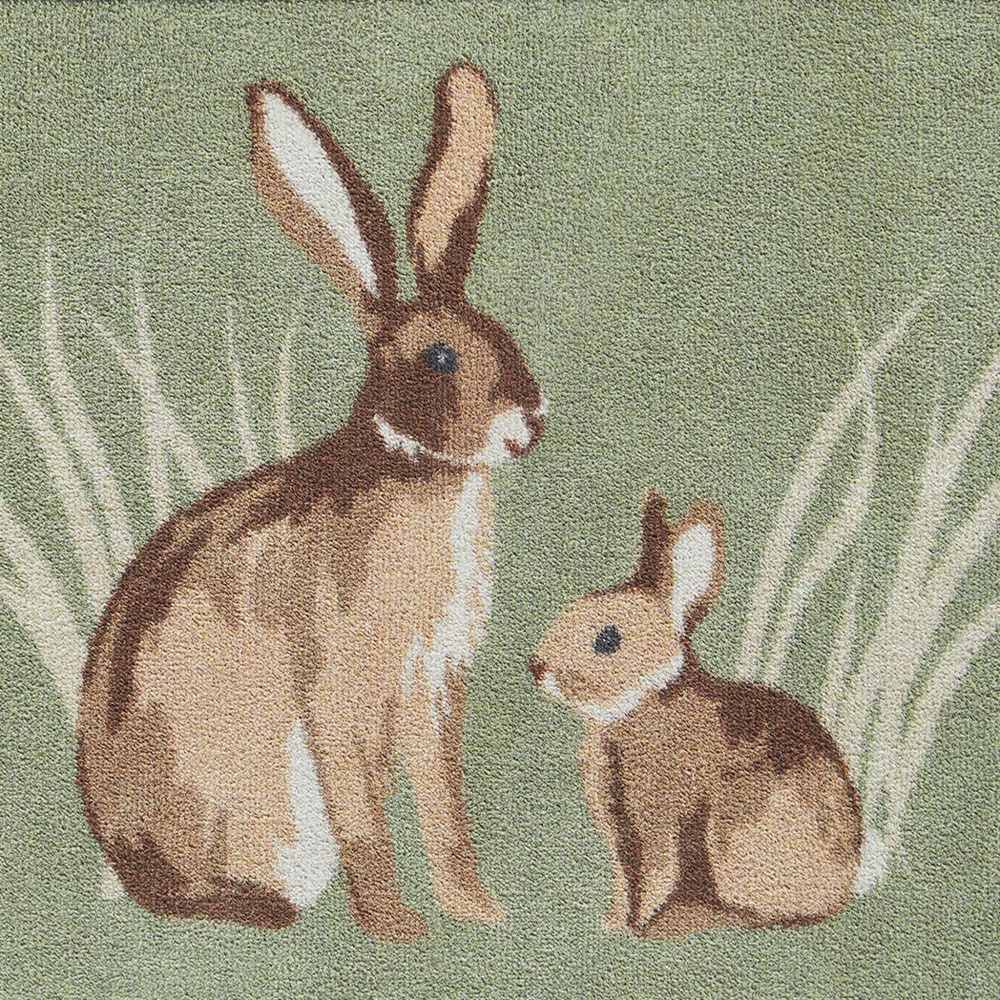 Hug Rug Eco Doormat, 65x85 - Rabbits - Image 3