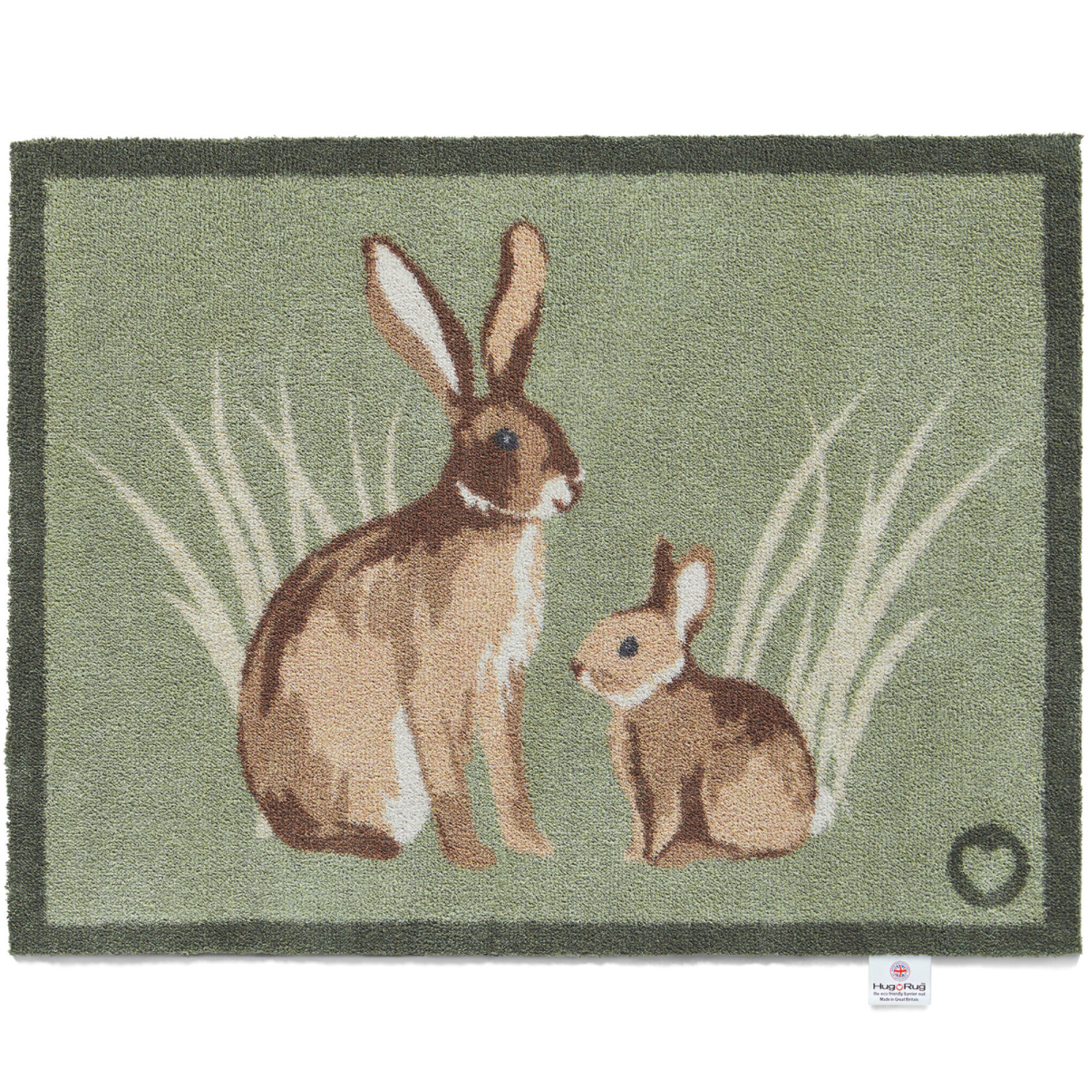 Hug Rug Öko-Fußmatte, 65x85 – Kaninchen