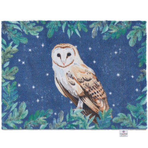 Hug Rug ekologisk dörrmatta, 65x85 - Uggla