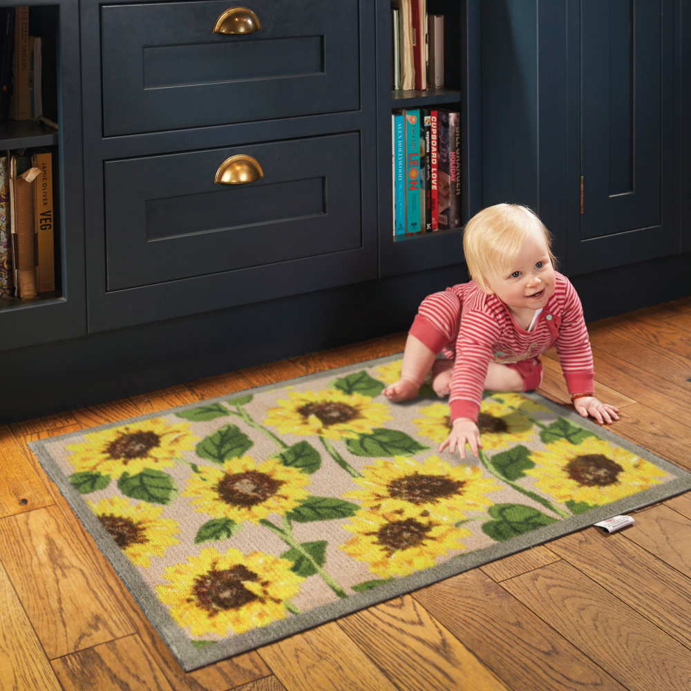 Paillasson écologique Hug Rug, 65x85 - Tournesols - Image 2