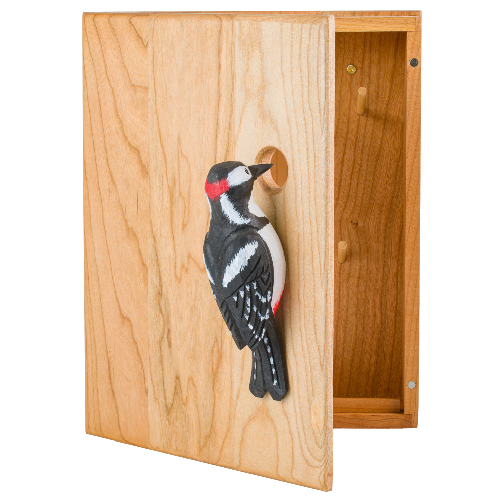 Wildlife Garden key cabinet - woodpecker - Image 5