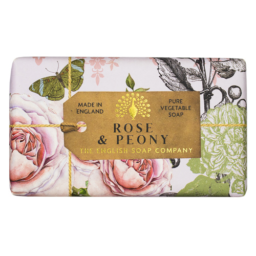 English Soap Co. savon pour les mains - Rose & pivoine