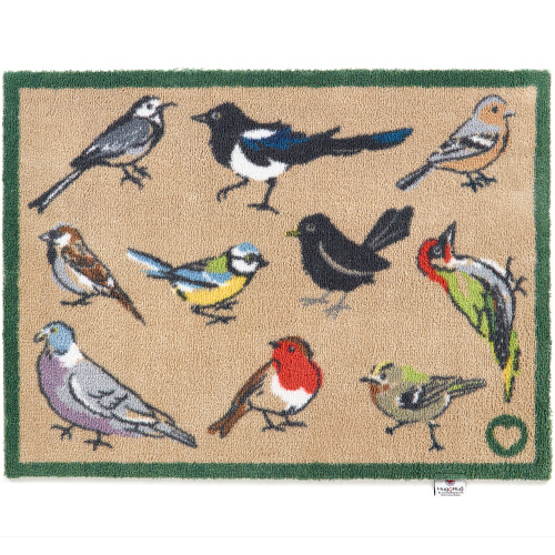 Hug Rug Öko-Fußmatte, 65x85 - Vögel des Gartens