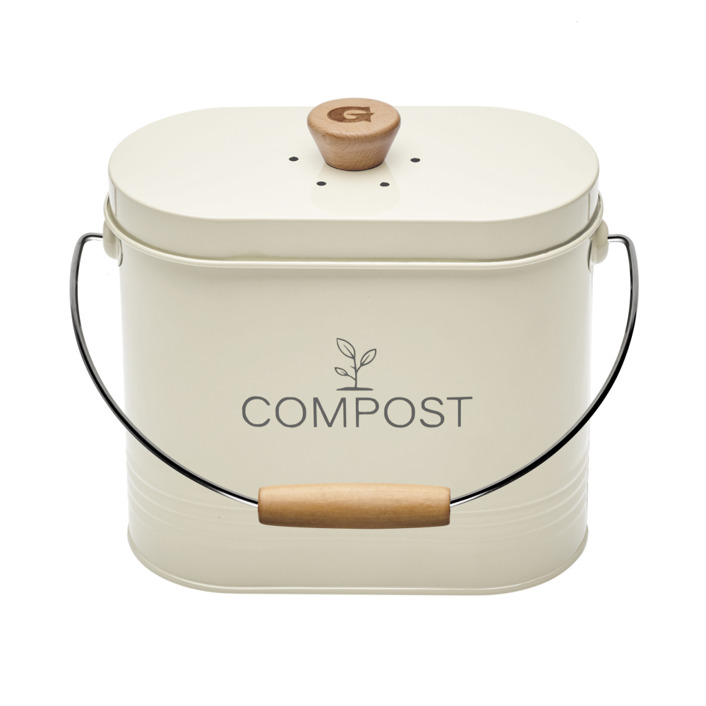 Guillouard  kompostspand m. kulfilter - 3 L, beige