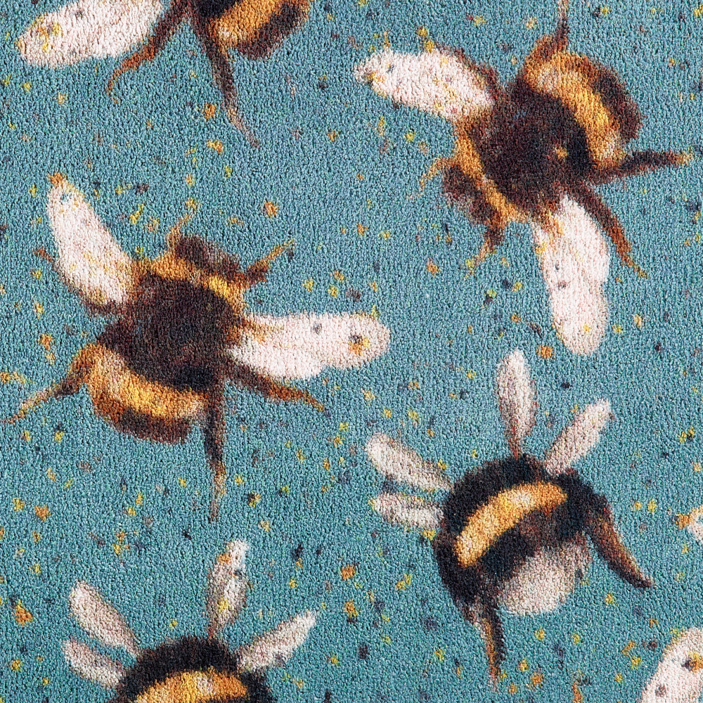 Hug Rug Eco Doormat, 50x75 - Bees - Image 3