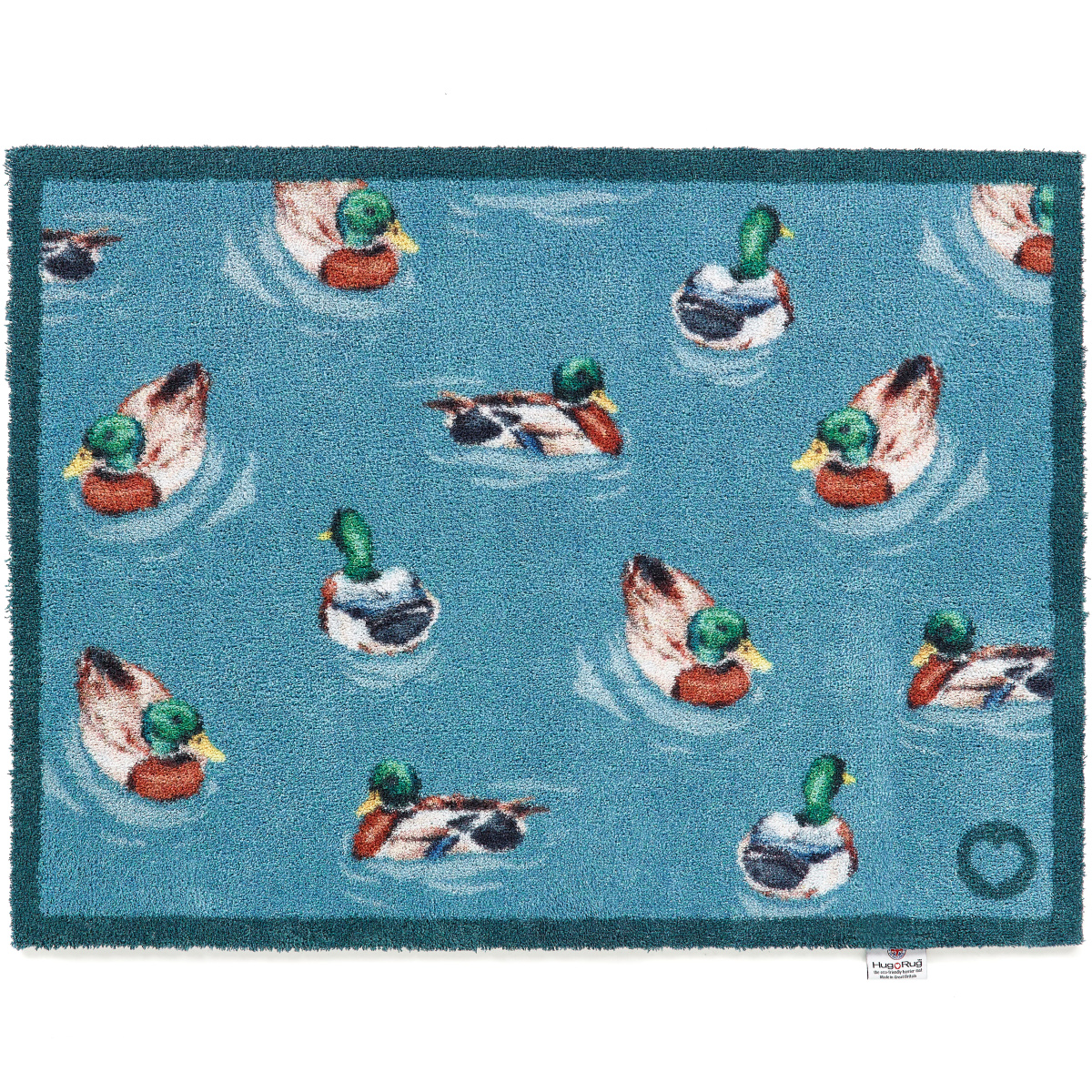 Hug Rug øko dørmåtte, 65x85 - Ænder