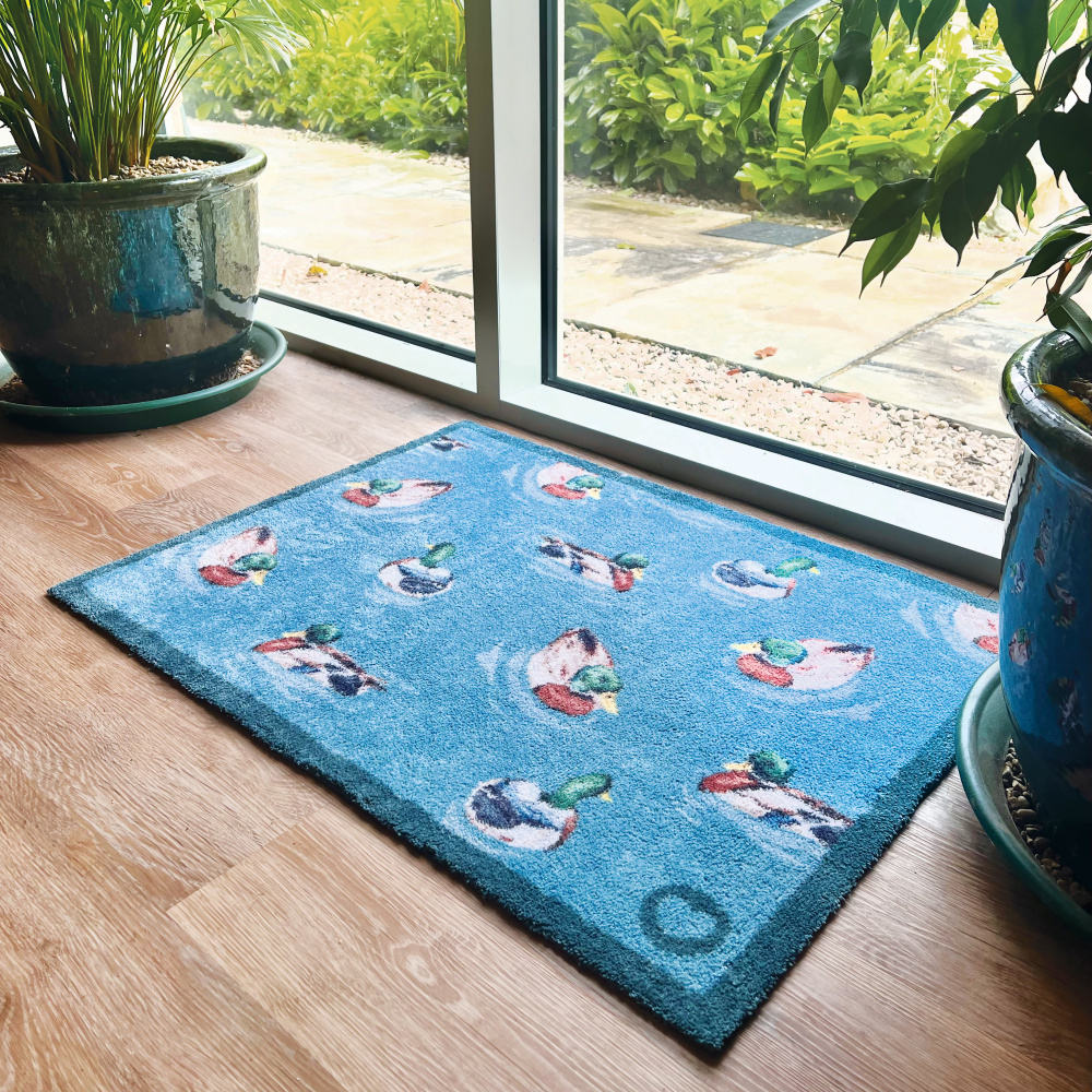 Hug Rug Eco Doormat, 65x85 - Ducks - Image 3