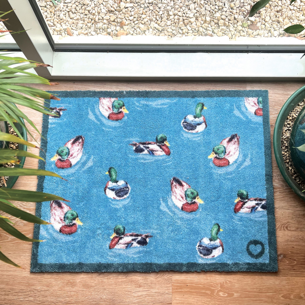 Paillasson écologique Hug Rug, 65x85 - Canards - Image 2