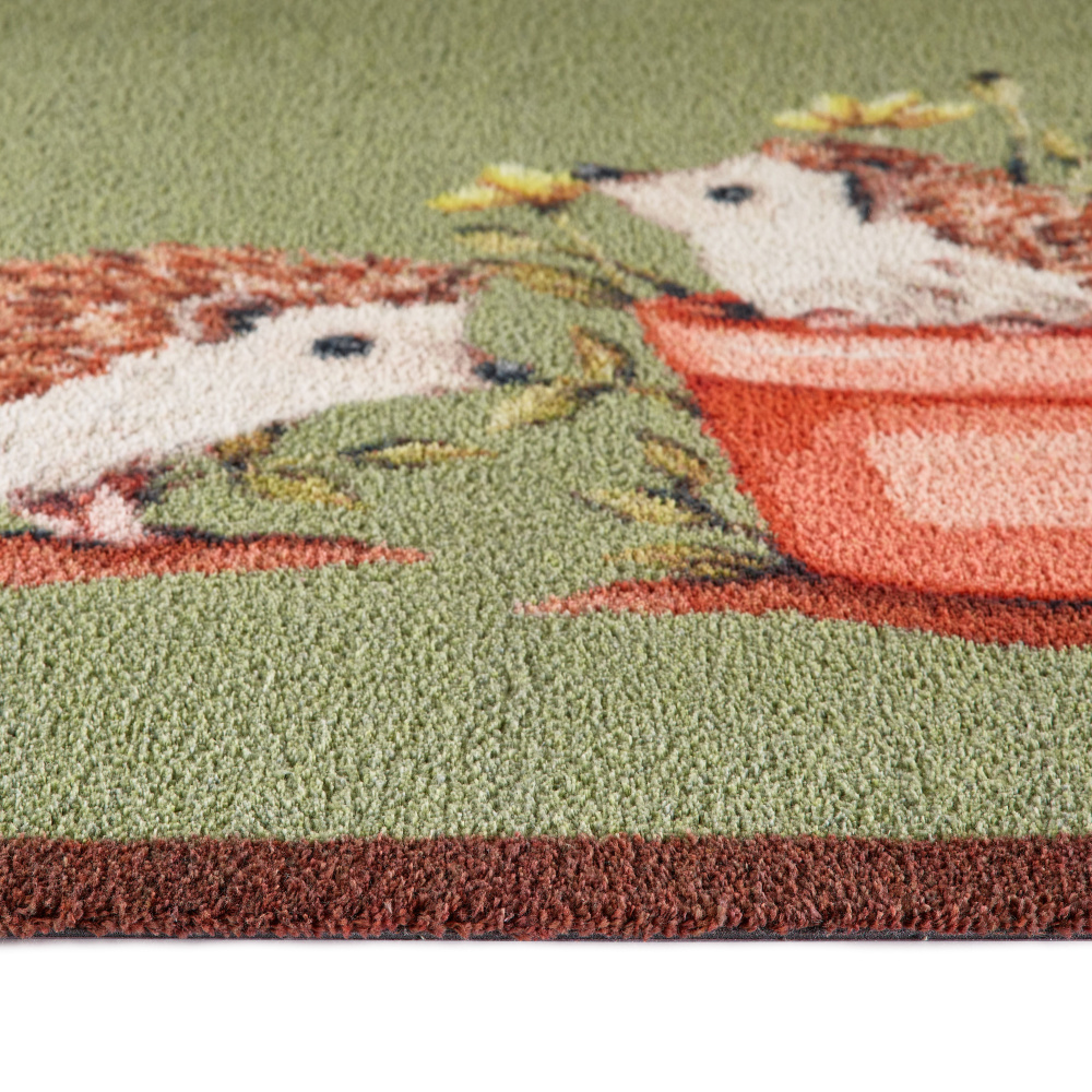 Hug Rug eko-dörrmatta, 65x85 - Igelkottsvänner - Bild 4