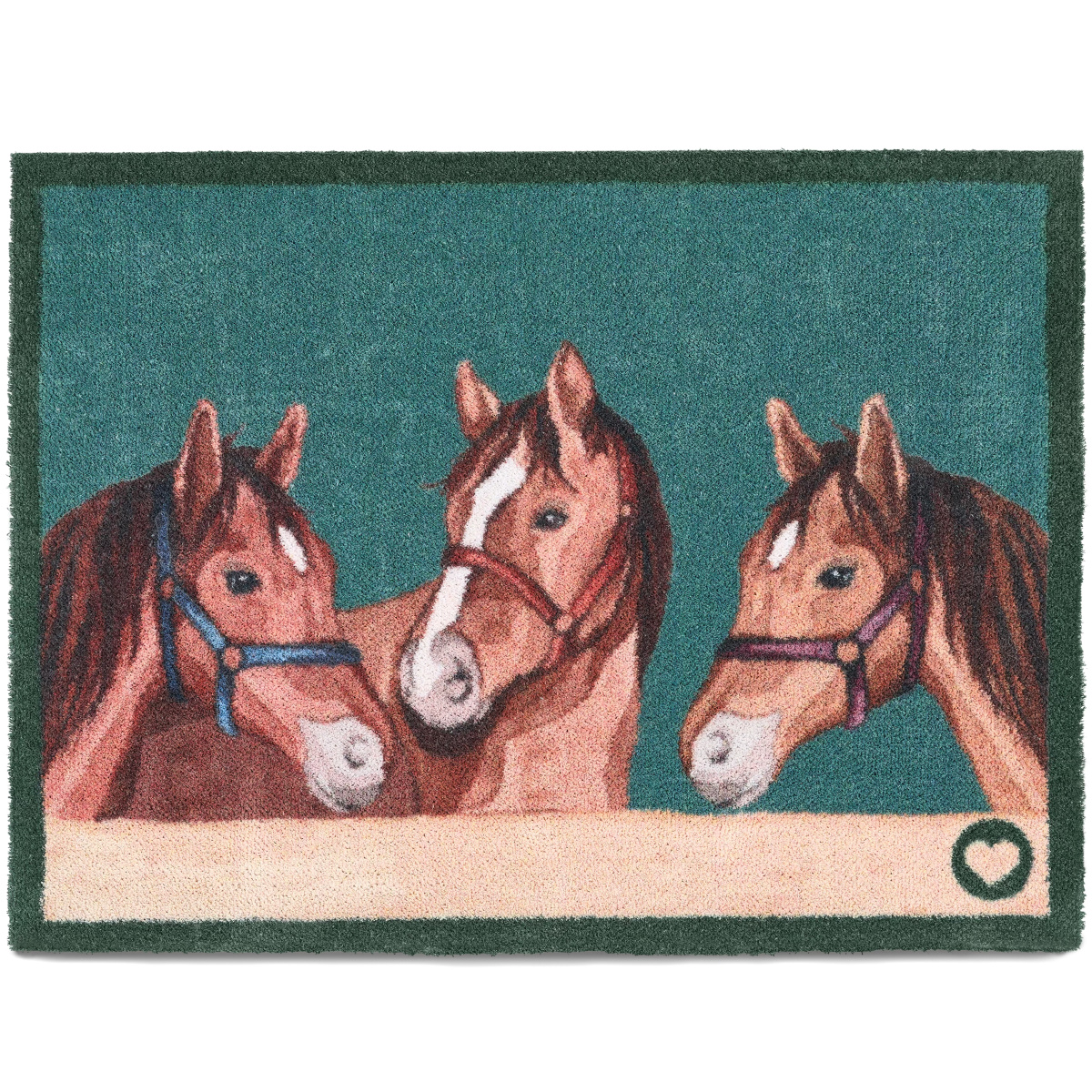 Hug Rug Öko-Fußmatte, 65x85 – Stallpferde