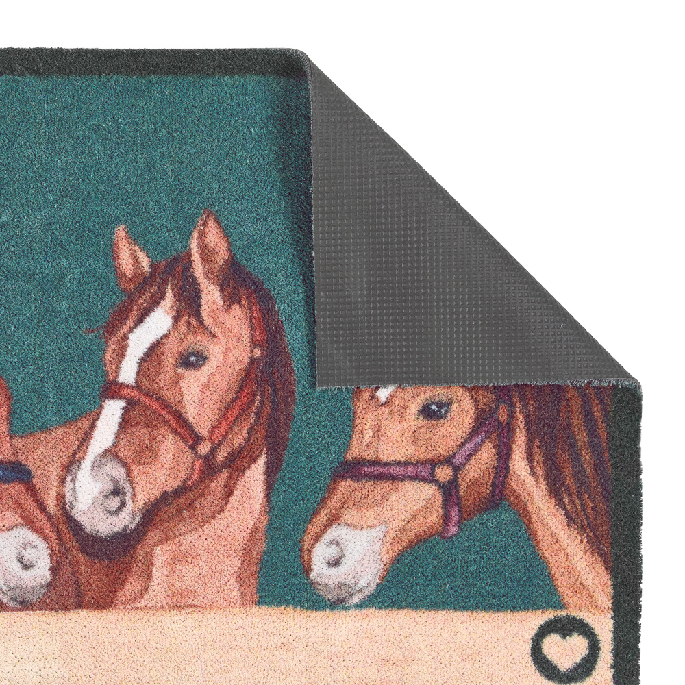 Hug Rug Eco Doormat, 65x85 - Stable Horses - Image 6