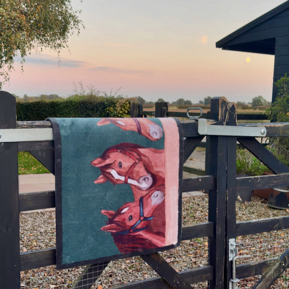 Hug Rug Eco Doormat, 65x85 - Stable Horses - Image 4