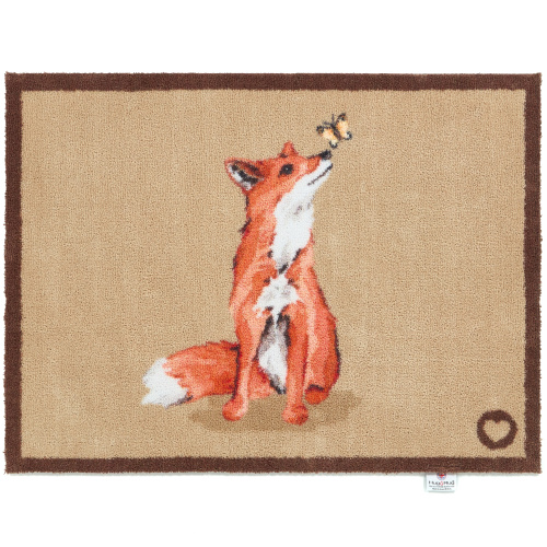 Hug Rug ekologisk dörrmatta, 65x85 - Räv