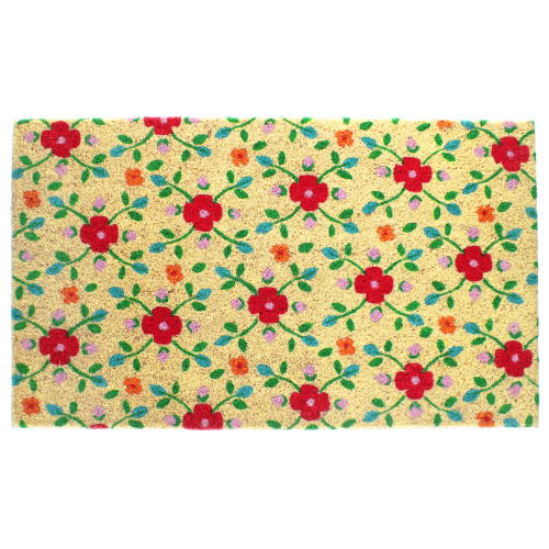 Rex London paillasson en coco - Fleurs