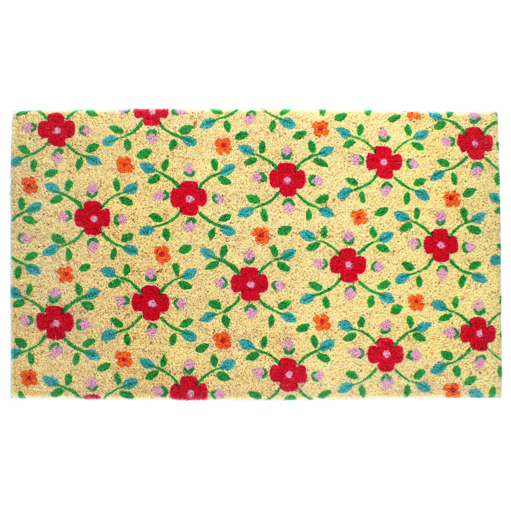 Rex London Kokosmatte – Blumen