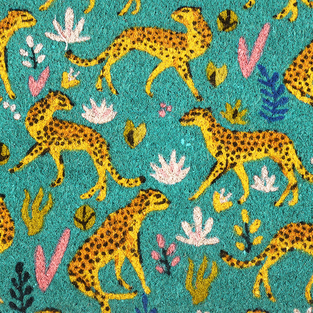 Rex London Coir Doormat - Cheetahs - Image 3