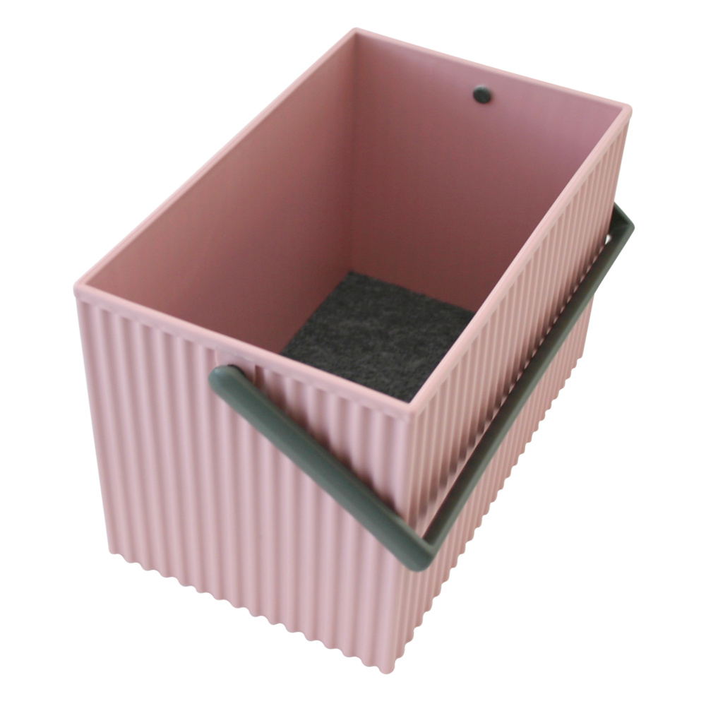 Boîte de rangement Omnioffre - rose, taille moyenne
