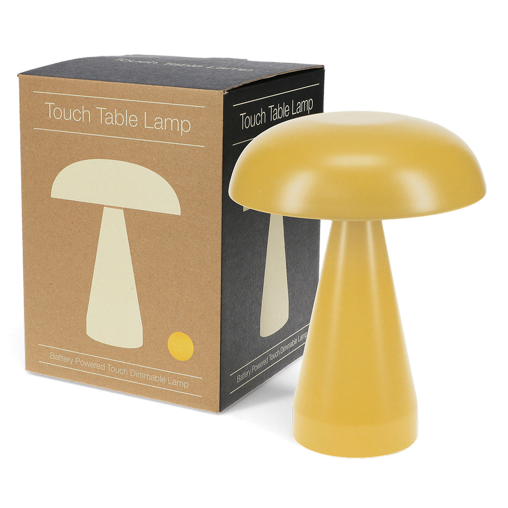 Lampe champignon à piles Rex London - jaune moutarde - Image 5