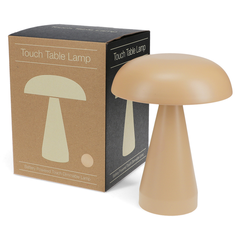 Rex London batterij paddenstoel lamp - lichtbruin - Afbeelding 6