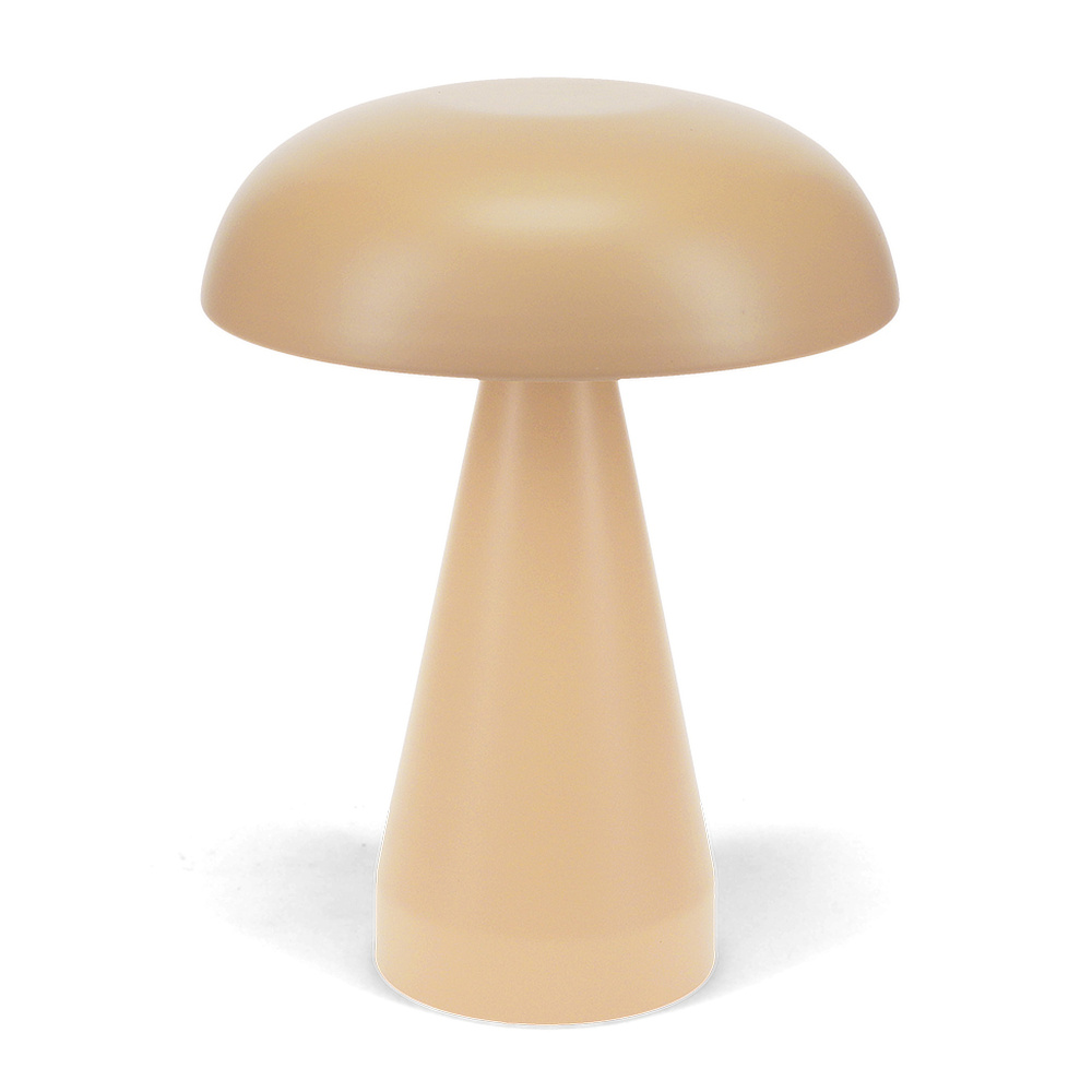 Rex London batteri mushroom lampe - lysebrun - Billede 5