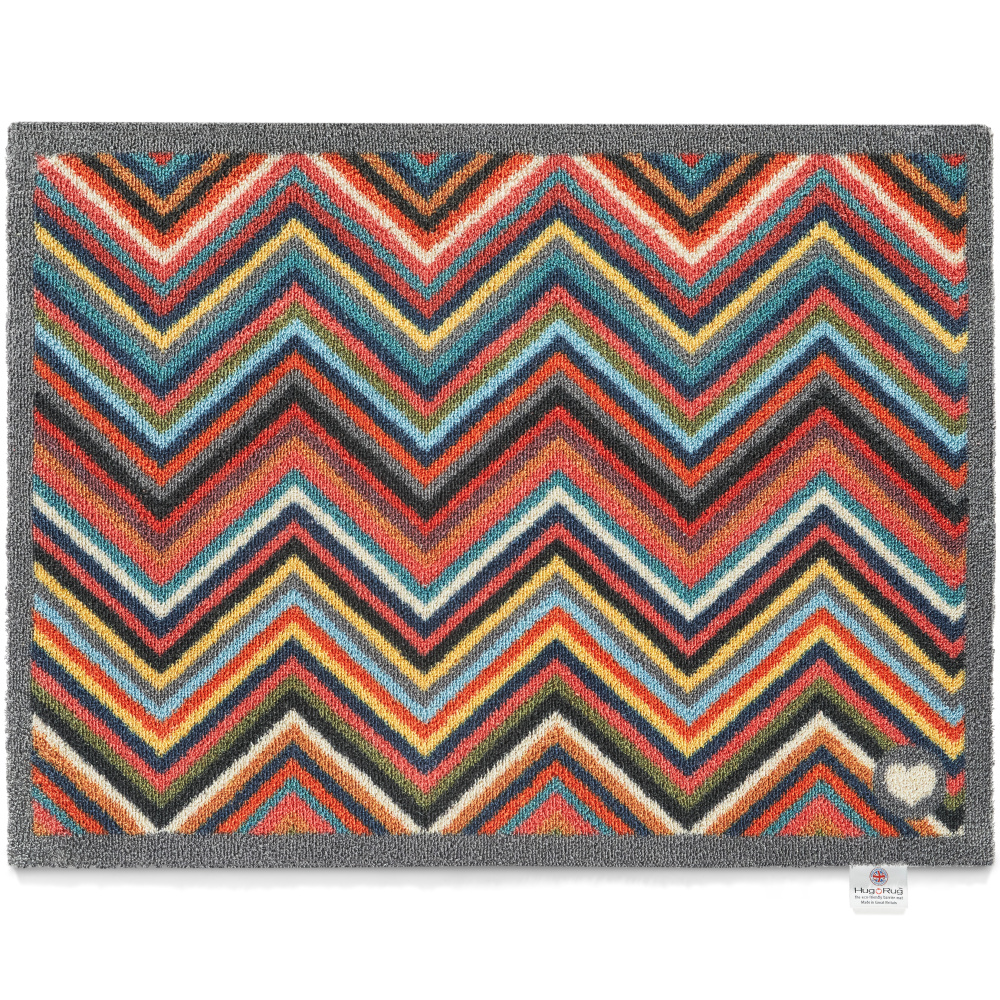 Hug Rug Eco Doormat, 65x85 - Zigzag